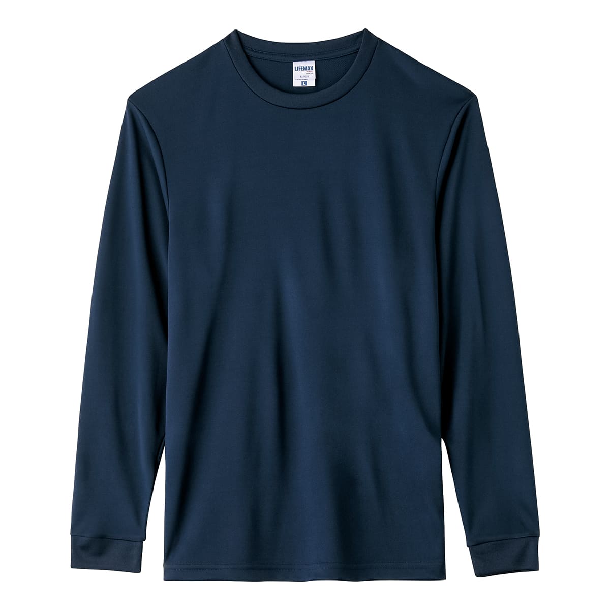 4.3オンスドライロングスリーブTシャツ（ポリジン加工） | メンズ | 1枚 | MS1609 | ネイビー