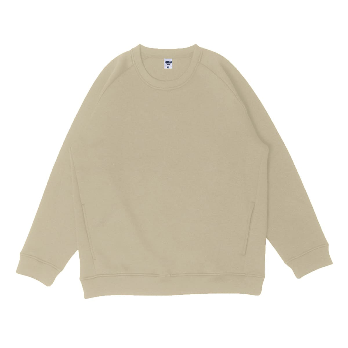 ドライストレッチクルーネックトレーナー | メンズ | 1枚 | MS2131 | サンドカーキ