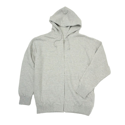 10.0オンス フードジップパーカ（裏パイル） | メンズ | 1枚 | MS2134 | アッシュ