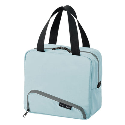 スマホが立てられるクーラーランチバッグ | ノベルティ(小物) | 1枚 | TR-1418 | ライトブルー