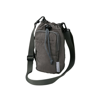 MOTTERU クーラーボトルホルダーサコッシュ | ノベルティ(小物) | 1枚 | TR-1442 | チャコールブラック