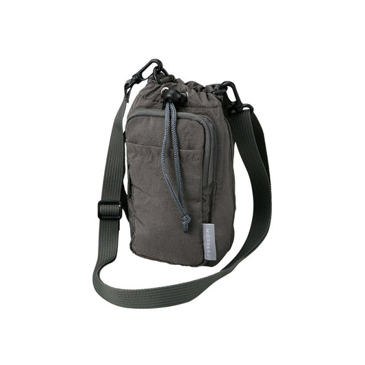 MOTTERU クーラーボトルホルダーサコッシュ | ノベルティ(小物) | 1枚 | TR-1442 | チャコールブラック