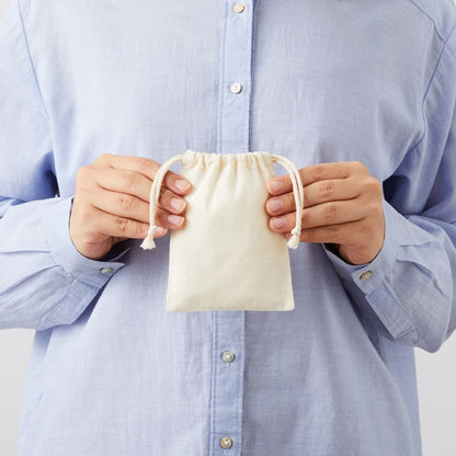 コットン巾着（SS） | ノベルティ(小物) | 1枚 | TR-1056 | ブラック