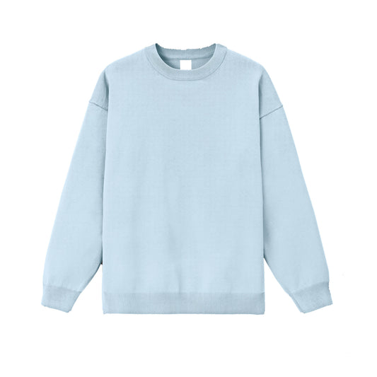 ウォッシャブルロングスリーブニット | メンズ | 1枚 | MS1180 | アイスブルー