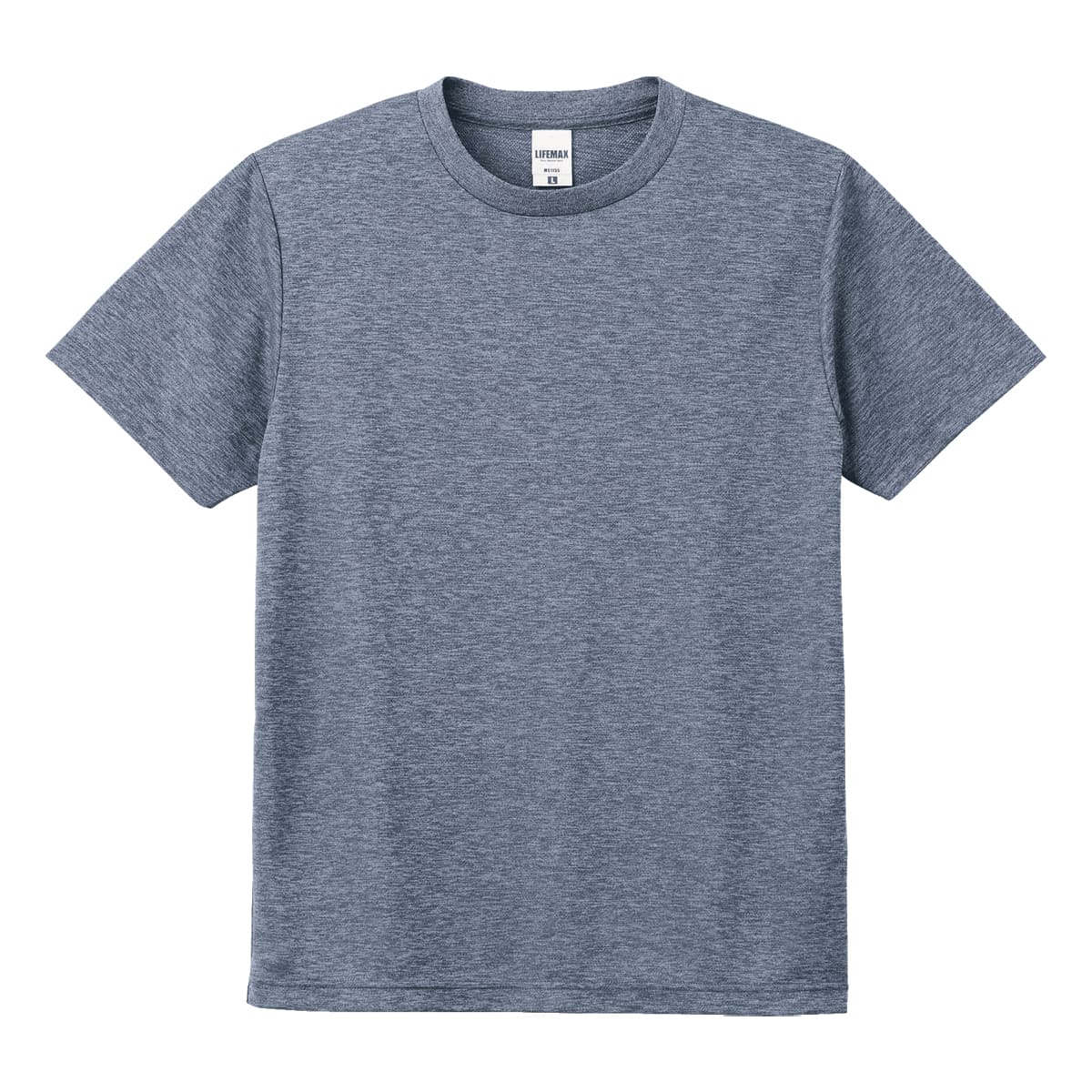 4.3オンスドライTシャツ（ポリジン加工） | キッズ | 1枚 | MS1154H | 杢ネイビー