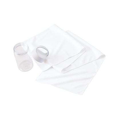 涼感マフラータオル抗菌タイプ（ボトルケース付） | ノベルティ(小物) | 1枚 | TC-0002 | ホワイト