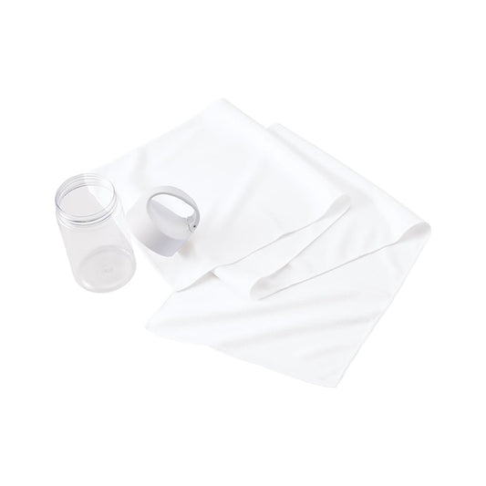 涼感マフラータオル抗菌タイプ（ボトルケース付） | ノベルティ(小物) | 1枚 | TC-0002 | ホワイト