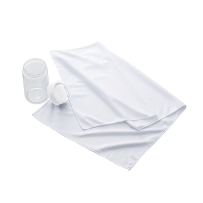 涼感フェイスタオル 抗菌タイプ（ボトルケース付） | ノベルティ(小物) | 1枚 | TC-0004 | ホワイト