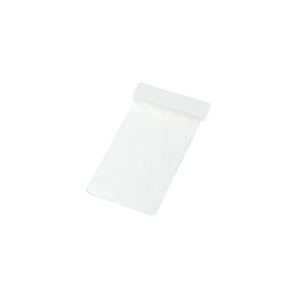 モバイルウォータープルーフポーチ6.9インチ（クリップ全面印刷対応） | ノベルティ(小物) | 1枚 | TE-0028 | ホワイト