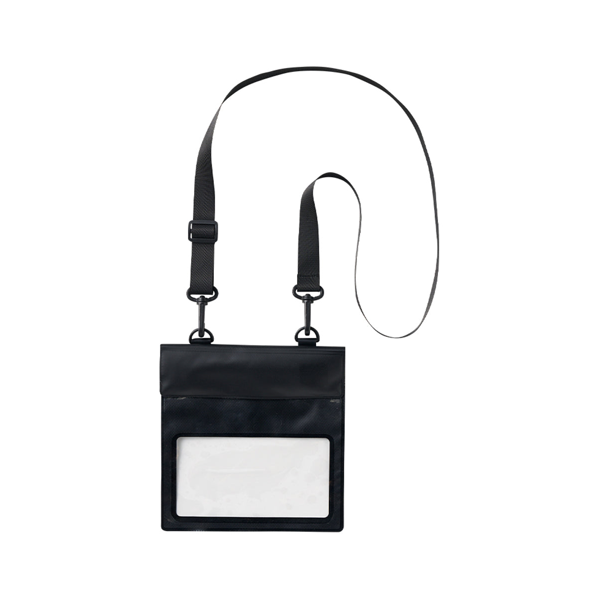 モバイルウォータープルーフサコッシュ | ノベルティ(小物) | 1枚 | TE-0041 | ブラック