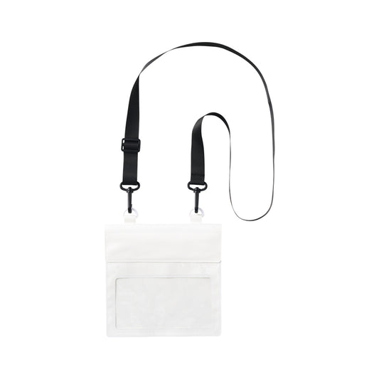 モバイルウォータープルーフサコッシュ | ノベルティ(小物) | 1枚 | TE-0041 | ホワイト