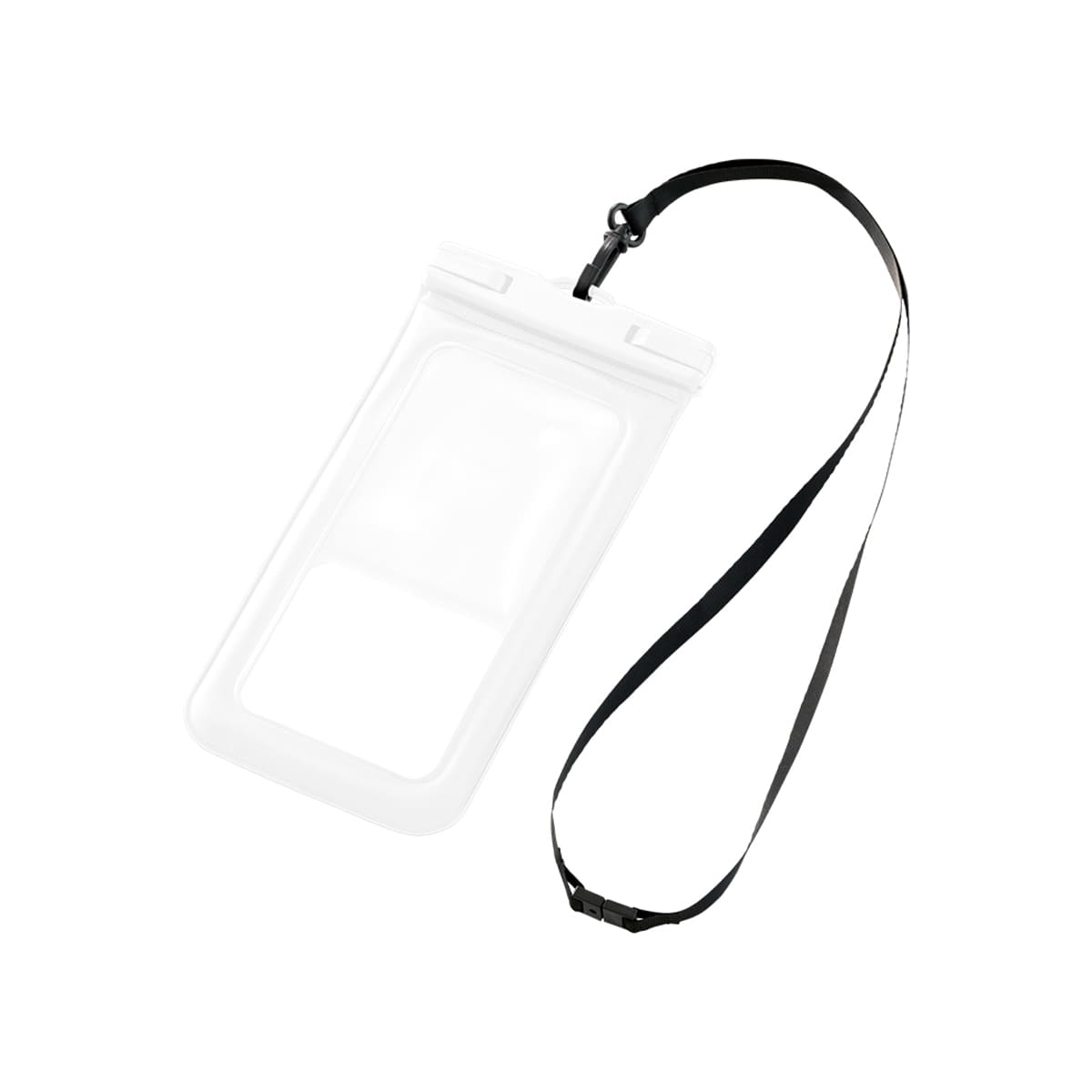 水に浮くモバイルウォータープルーフポーチ | ノベルティ(小物) | 1枚 | TE-0043 | ホワイト