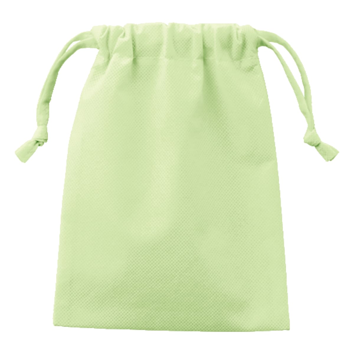 不織布巾着（S） | ノベルティ(小物) | 1枚 | TP-0004 | ライトグリーン