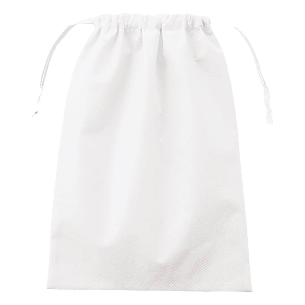 不織布巾着（L） | ノベルティ(小物) | 1枚 | TP-0006 | ナチュラルホワイト