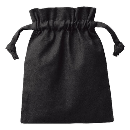厚手コットンフリル巾着（S） | ノベルティ(小物) | 1枚 | TP-0013 | ブラック