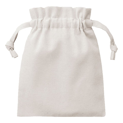 厚手コットンフリル巾着（S） | ノベルティ(小物) | 1枚 | TP-0013 | グレー