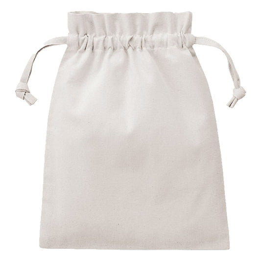 厚手コットンフリル巾着（M） | ノベルティ(小物) | 1枚 | TP-0014 | グレー