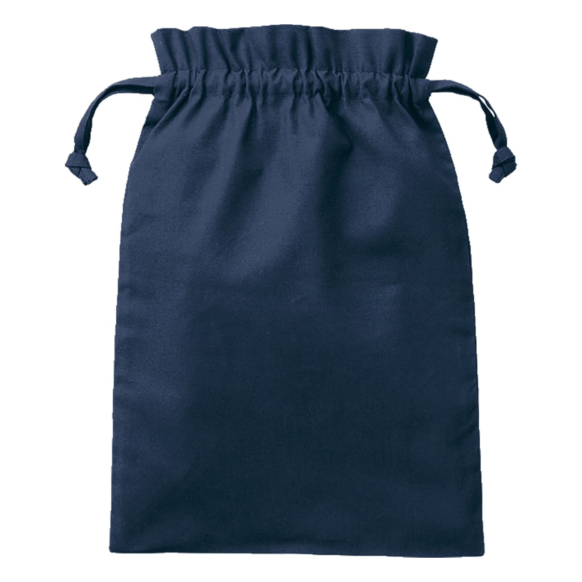 厚手コットンフリル巾着（L） | ノベルティ(小物) | 1枚 | TP-0015 | ネイビー