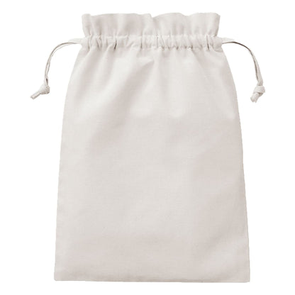 厚手コットンフリル巾着（L） | ノベルティ(小物) | 1枚 | TP-0015 | グレー