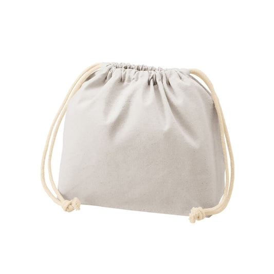 厚手コットンポーチ巾着(M) | ノベルティ(小物) | 1枚 | TP-0017 | グレー