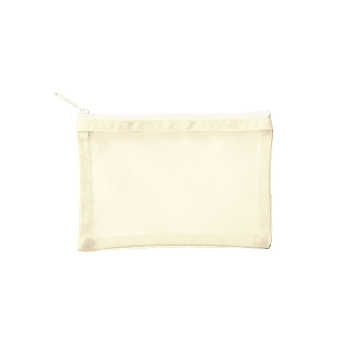 メッシュフラットポリポーチ(S) | ノベルティ(小物) | 1枚 | TP-0029 | オフホワイト
