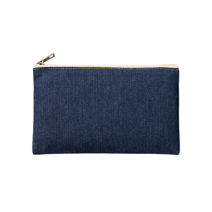 デニムフラットポーチ（S） | ノベルティ(小物) | 1枚 | TP-0038 | インディゴ