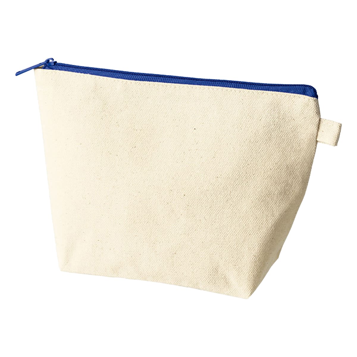カラーファスナーキャンバスデイリーポーチ | ノベルティ(小物) | 1枚 | TP-0055 | ネイビー