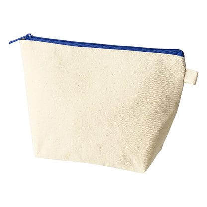 カラーファスナーキャンバスデイリーポーチ | ノベルティ(小物) | 1枚 | TP-0055 | ネイビー
