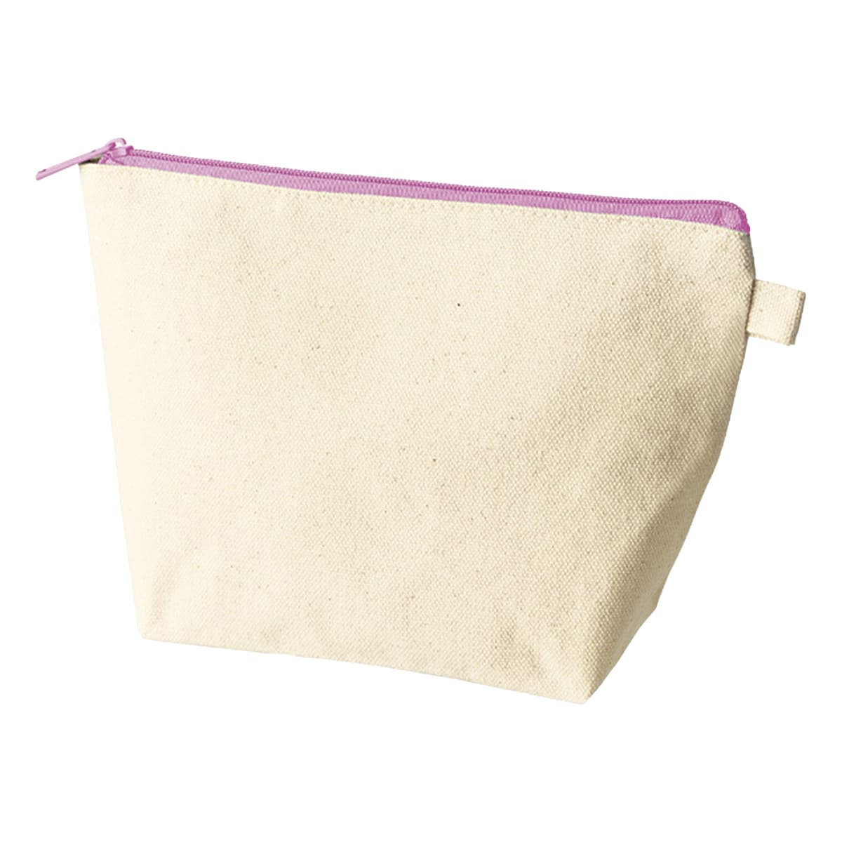 カラーファスナーキャンバスデイリーポーチ | ノベルティ(小物) | 1枚 | TP-0055 | パープル