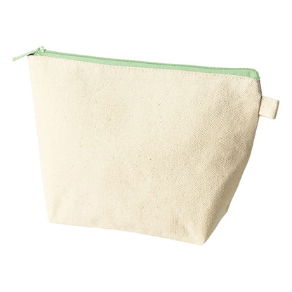 カラーファスナーキャンバスデイリーポーチ | ノベルティ(小物) | 1枚 | TP-0055 | オリーブ