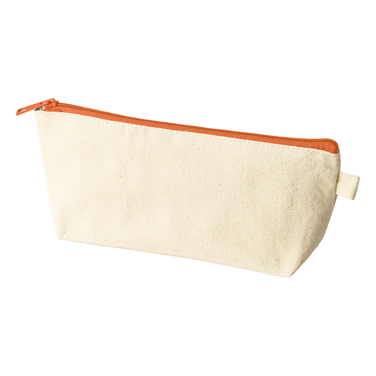 カラーファスナーキャンバスロングポーチ | ノベルティ(小物) | 1枚 | TP-0056 | オレンジ