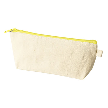 カラーファスナーキャンバスロングポーチ | ノベルティ(小物) | 1枚 | TP-0056 | イエロー
