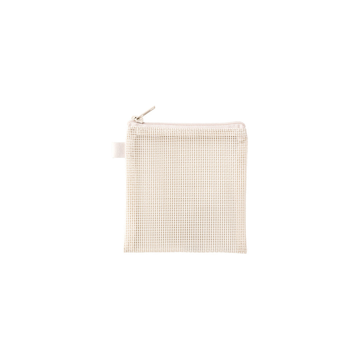 ハードメッシュフラットポーチ（SS） | ノベルティ(小物) | 1枚 | TP-0070 | ナチュラルホワイト