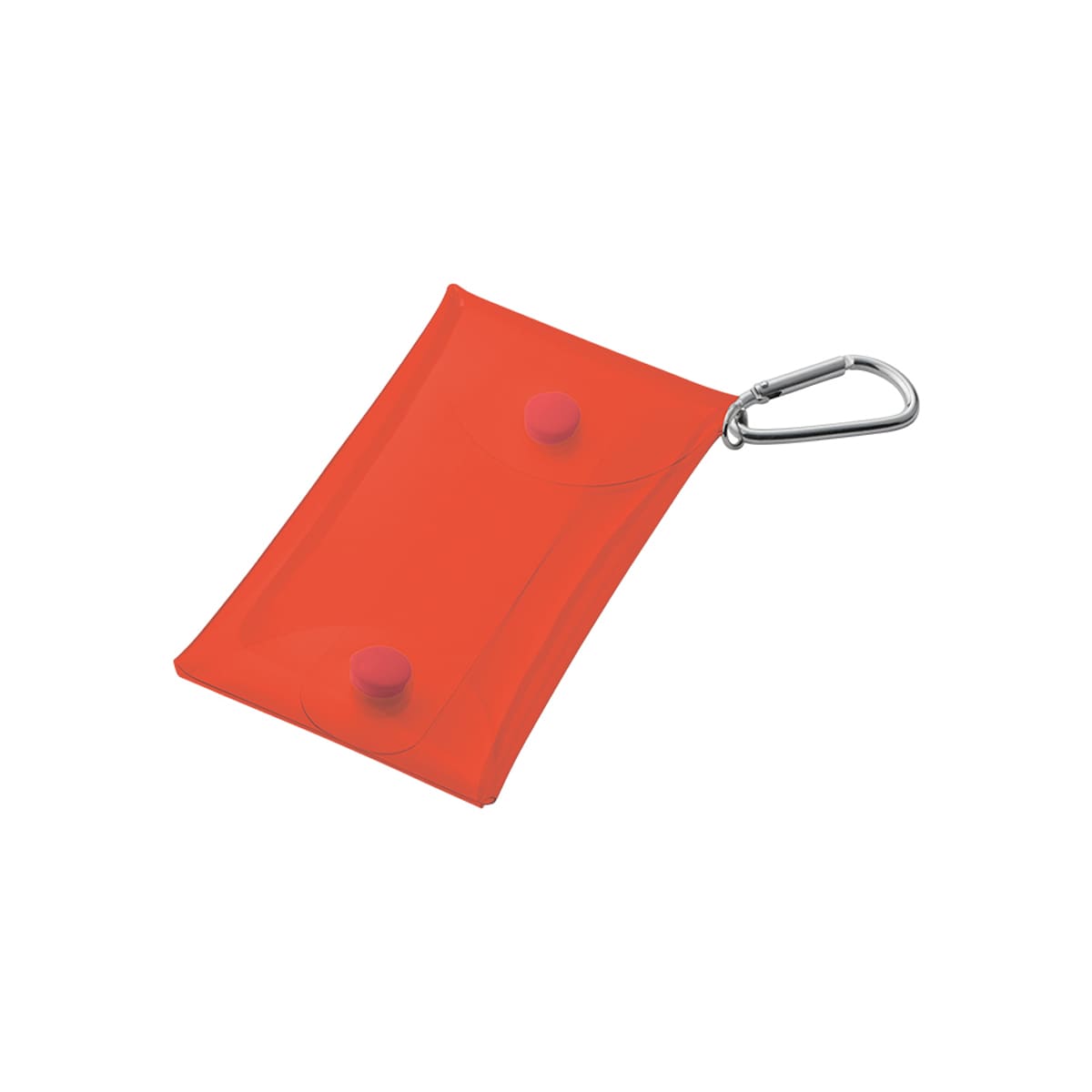 クリアマルチケース | ノベルティ(小物) | 1枚 | TP-0083 | レッド