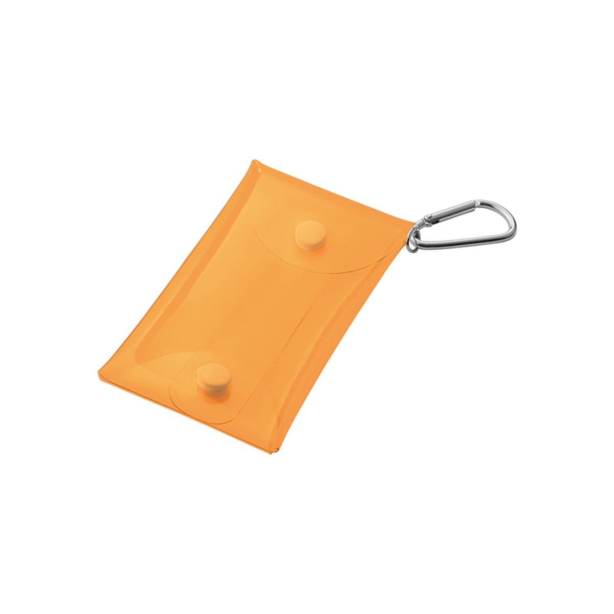 クリアマルチケース | ノベルティ(小物) | 1枚 | TP-0083 | オレンジ