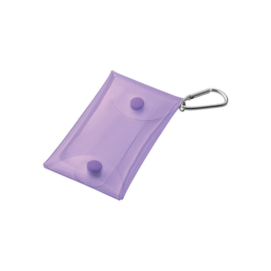 クリアマルチケース | ノベルティ(小物) | 1枚 | TP-0083 | パープル