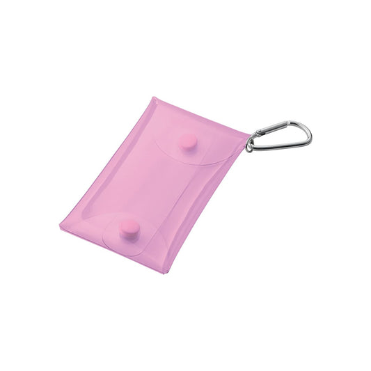 クリアマルチケース | ノベルティ(小物) | 1枚 | TP-0083 | ピンク
