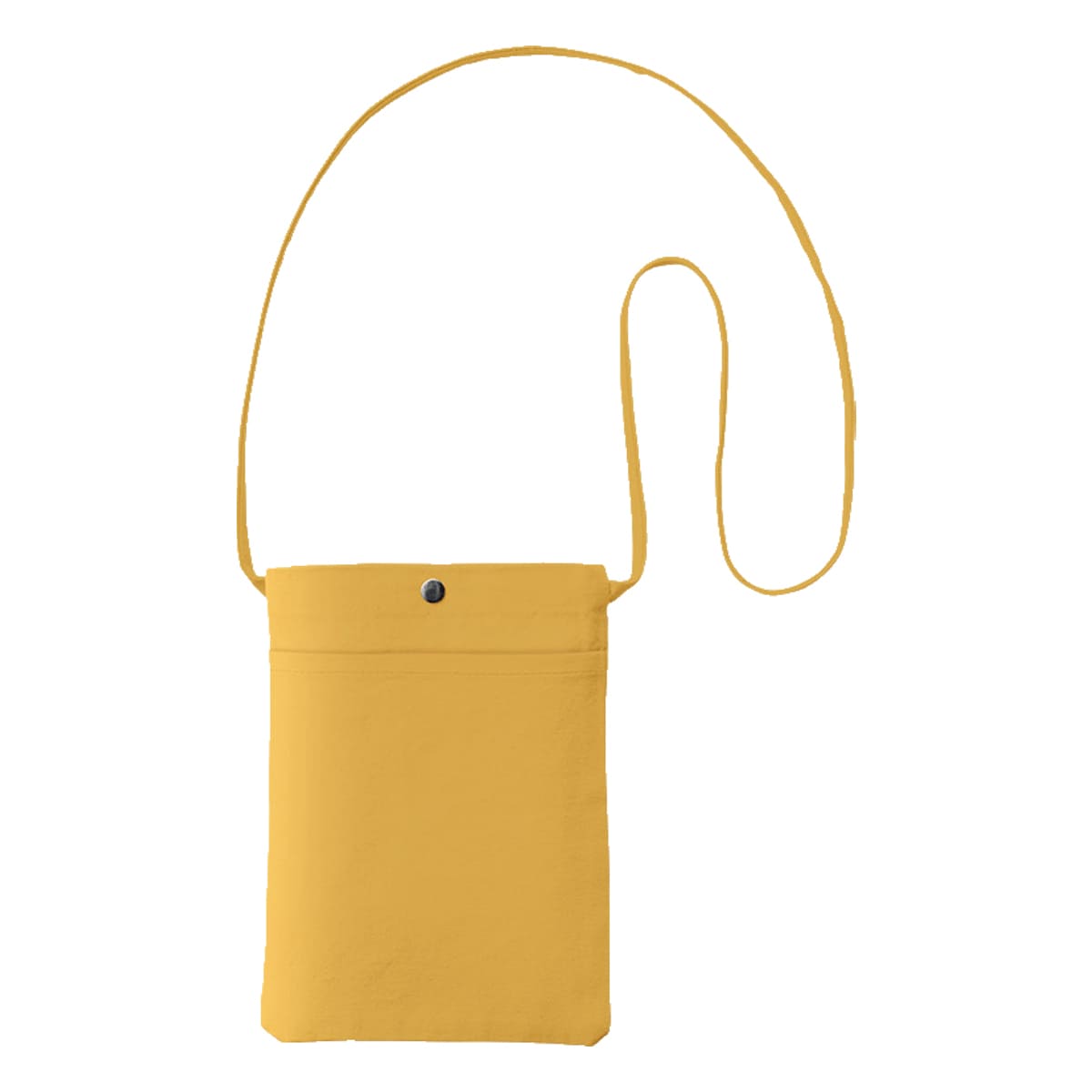 キャンバス フロントポケットサコッシュ | ノベルティ(小物) | 1枚 | TR-1082 | マスタード