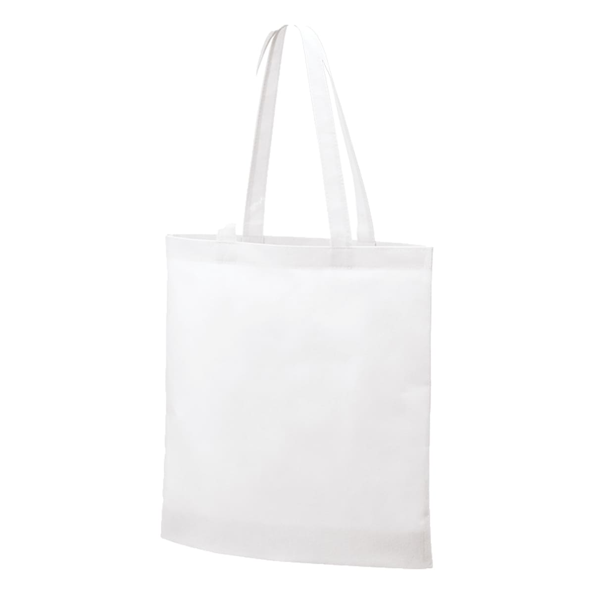 不織布ガゼットマチ付ショルダートート | ノベルティ(小物) | 1枚 | TR-1341 | ナチュラルホワイト