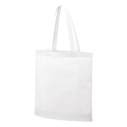 不織布ガゼットマチ付ショルダートート | ノベルティ(小物) | 1枚 | TR-1341 | ナチュラルホワイト