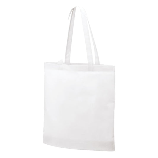 不織布ガゼットマチ付ショルダートート | ノベルティ(小物) | 1枚 | TR-1341 | ナチュラルホワイト