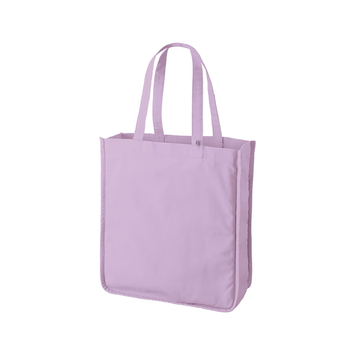 キャンバスホリデースクエアトート仕切りポケット付ver.2 | ノベルティ(小物) | 1枚 | TR-1343 | パープル