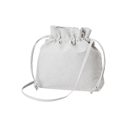 シャンブリック巾着ショルダーバッグ | ノベルティ(小物) | 1枚 | TR-1357 | グレー