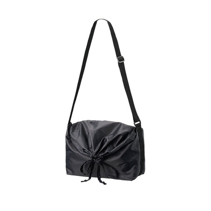 巾着ポリショルダーバッグ | ノベルティ(小物) | 1枚 | TR-1365 | ブラック