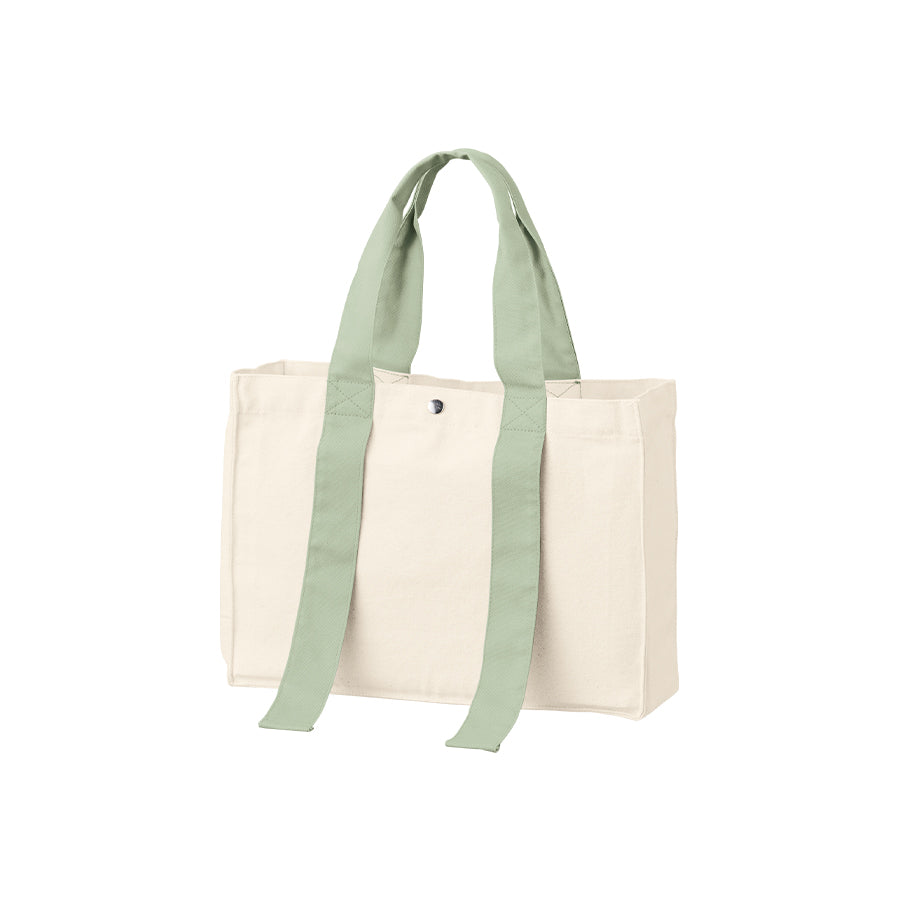 キャンバスカラーハンドルスクエアトート | ノベルティ(小物) | 1枚 | TR-1383 | オリーブ