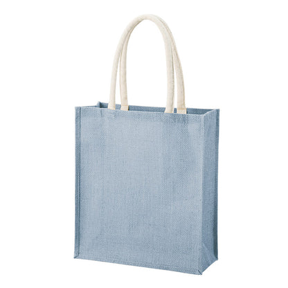 ジュートスクエアトート（ML） | ノベルティ(小物) | 1枚 | TR-1398 | スモークブルー