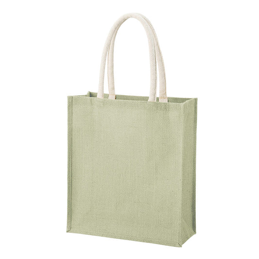 ジュートスクエアトート（ML） | ノベルティ(小物) | 1枚 | TR-1398 | オリーブ