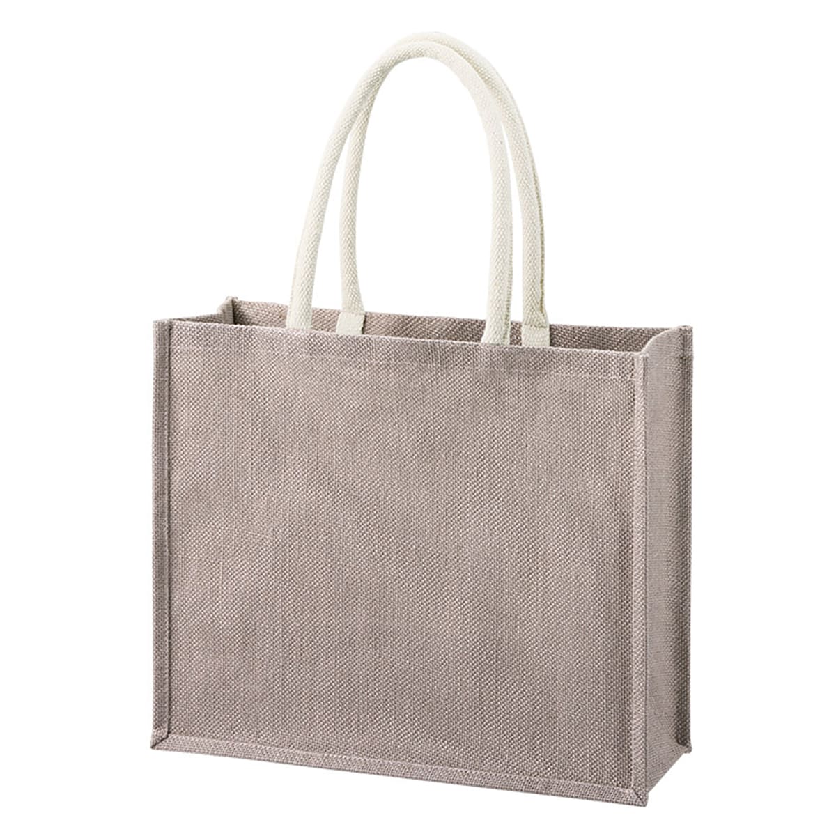 ジュートスクエアトート（ML）ワイド | ノベルティ(小物) | 1枚 | TR-1399 | グレー