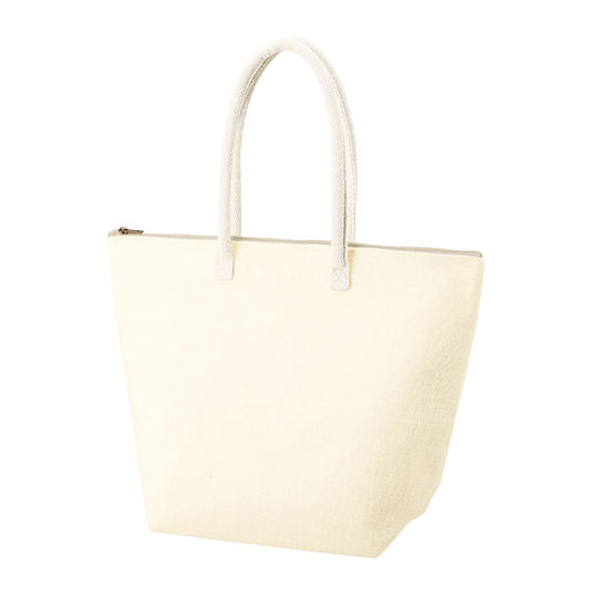 ジュート保冷トート（M） | ノベルティ(小物) | 1枚 | TR-1406 | ナチュラルホワイト