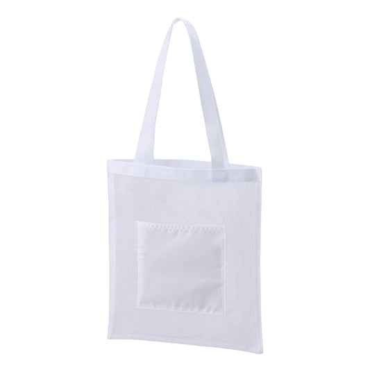 メッシュフラットトート | ノベルティ(小物) | 1枚 | TR-1435 | ホワイト